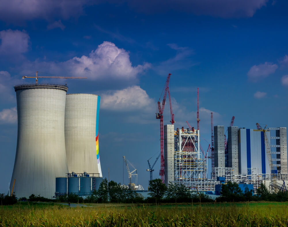 Power Plant Opole, Block no. 5 and 6 – electrostatic precipitators and  desulphurization buildings